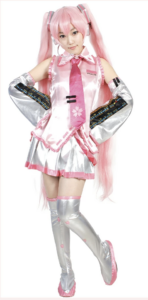 ★楽天★桜ミク ボーカロイド コスプレ衣装