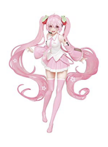 ★楽天★【中古】桜ミク フィギュア 描き下ろしイラストver.