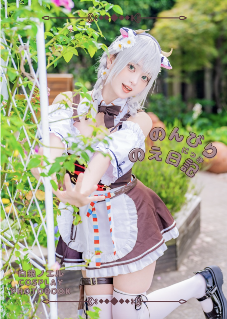 【BOOTH】白銀ノエル コスプレ写真集 『 のんびりのえ日記』